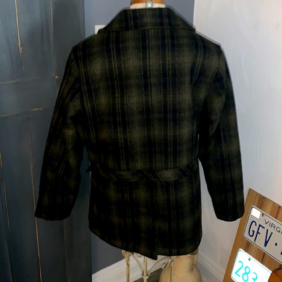 VINTAGE Wool plaid WOOLRICH jacket - Picture 5 of 11